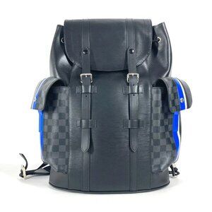 LOUIS VUITTON M56600 Epi Damier Graphite Christopher PM backpack